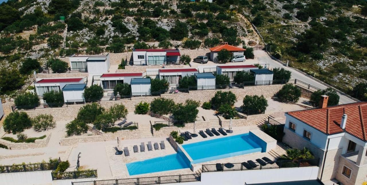 Camp Panorama With Pool Hotel Drage Kültér fotó