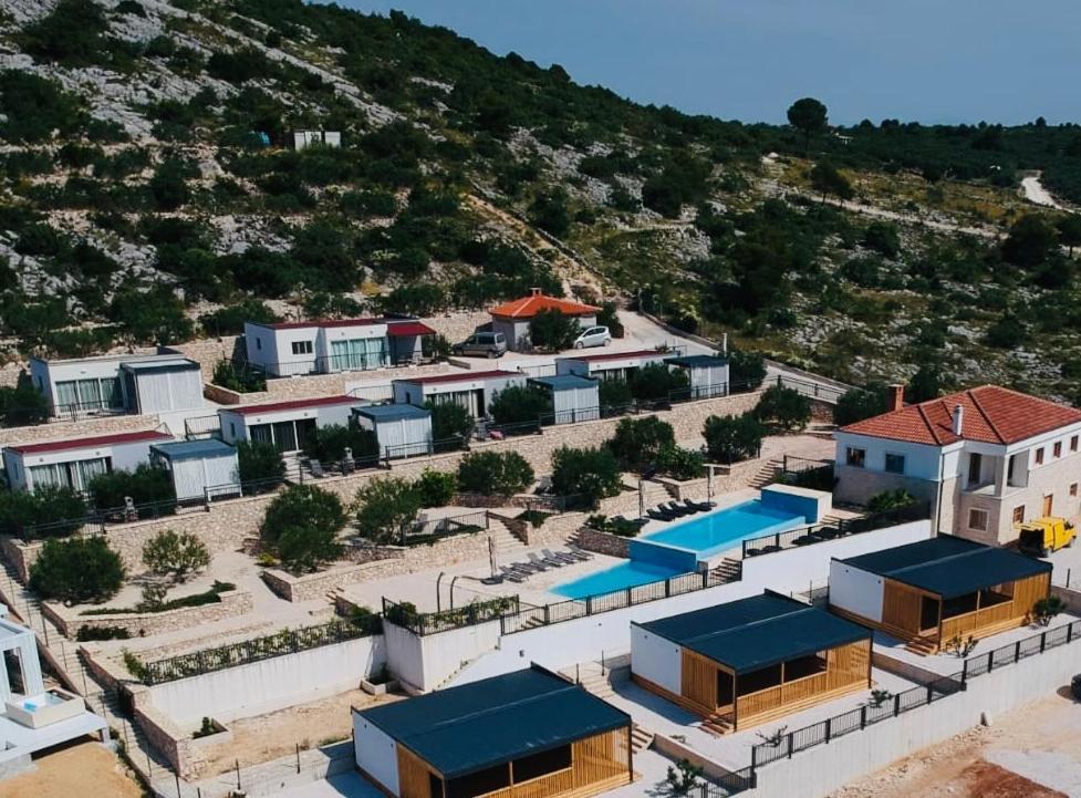 Camp Panorama With Pool Hotel Drage Kültér fotó
