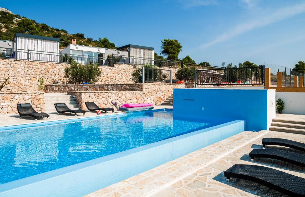Camp Panorama With Pool Hotel Drage Kültér fotó