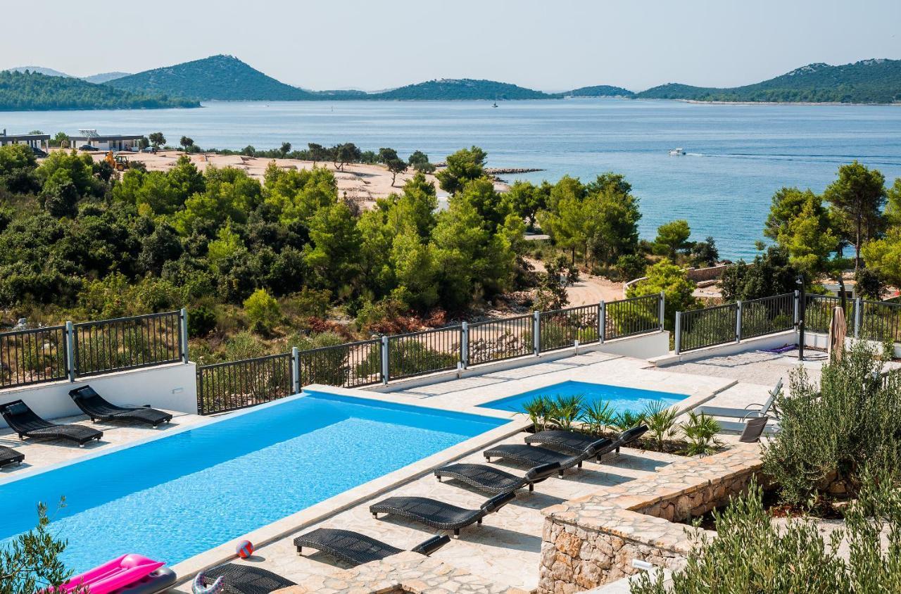 Camp Panorama With Pool Hotel Drage Kültér fotó