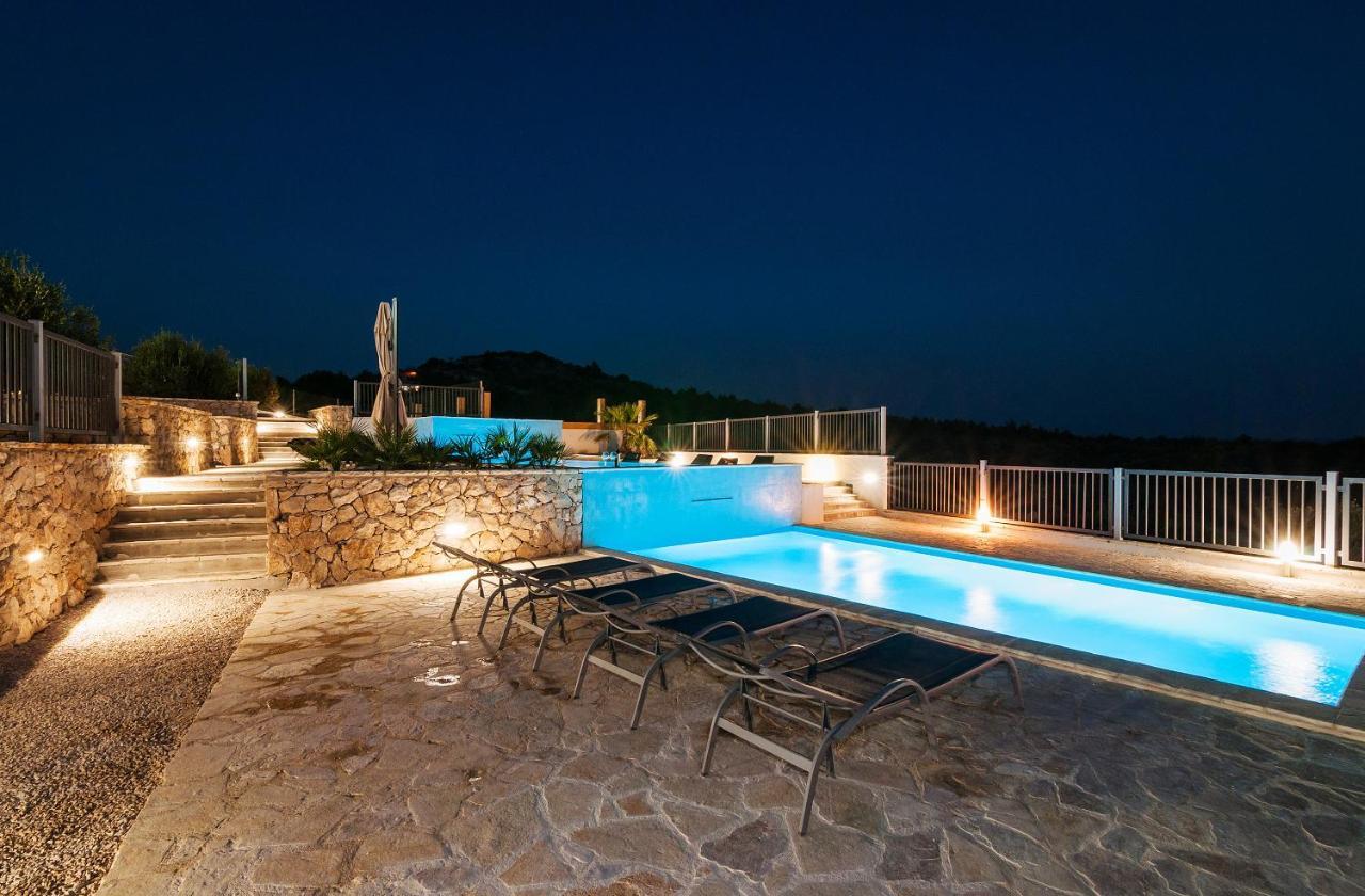 Camp Panorama With Pool Hotel Drage Kültér fotó