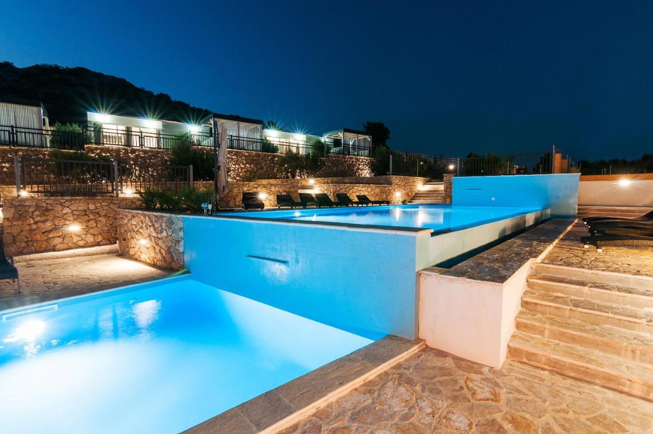 Camp Panorama With Pool Hotel Drage Kültér fotó